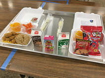 Picture: School breakfast and lunch