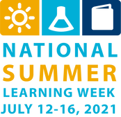 Logo: National Summer Learning Week - July 12-16, 2021